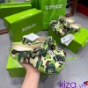 Dép sục Crocs Bape Camo màu xanh lá nam nữ