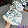 Giày MLB chunky DENIM màu xanh