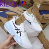 Giày Asics Gel Resolution X màu trắng xanh kẻ đen