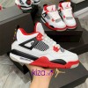 Giày nike air Jordan 4 Retro màu trắng đỏ