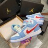 Giày Nike Jordan Xanh móc đỏ