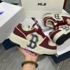 Giày MLB chunky liner chữ B thấp cổ màu mận Replica