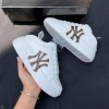 Giày MLB NY nâu Super Fake