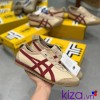 Giày Onitsuka Tiger màu nâu kem kẻ mận Replica