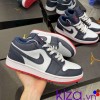 Giày Nike air Jordan màu xanh than đế đỏ