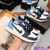 Giày Nike Jordan Low than gót xanh BEST