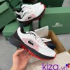 Giày Lacoste nam nữ màu trắng đế đỏ