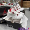 Giày nike air Jordan 4 Retro màu trắng đỏ