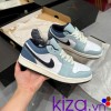 Giày Nike Jordan Low vải bò màu xanh Rep