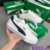 Giày Puma Court Classic Vulc màu trắng kẻ xanh than