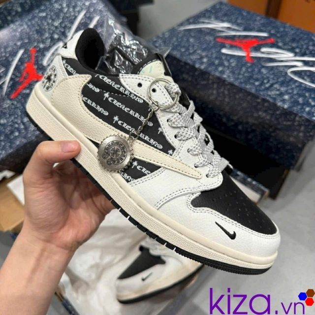 Giày Nike Air Jordan Travis Black monogram Giày Nike Air Jordan Travis Black monogram