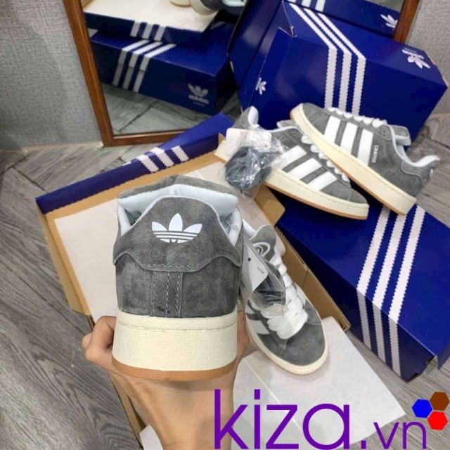Giày Adidas Campus màu xám