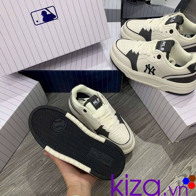 Giày MLB nam chunky denim màu đen