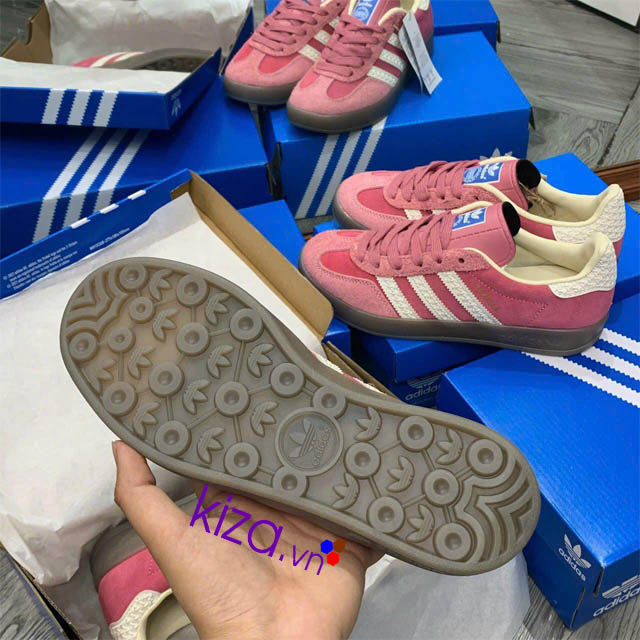 Giày Adidas Gazelle Indoor màu hồng cho nữ