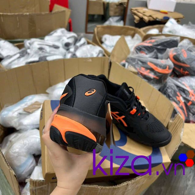 Giày Asics Gel Resolution X màu đen cam