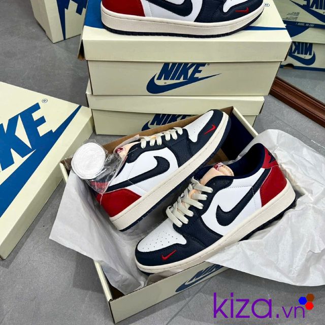 Giày nike jordan retro og màu xanh than gót đỏ Giày nike jordan retro og màu xanh than gót đỏ