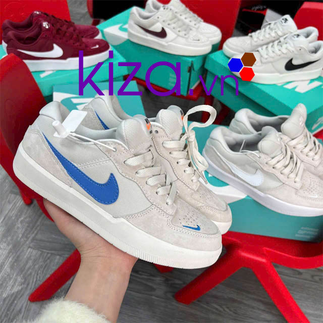 Giày nike Sb 58 trắng ghi