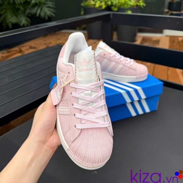 Giày Adidas Superstar mũi sò Giày Adidas nữ Superstar mũi sò màu hồng