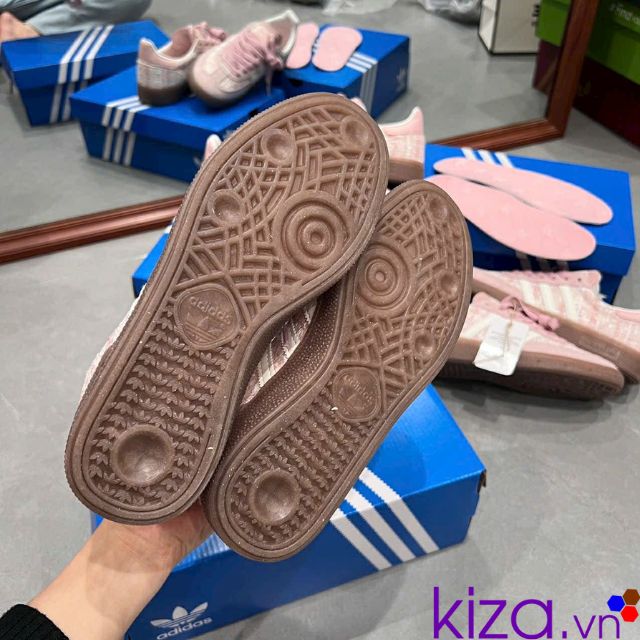 Sneaker adidas samba m&agrave;u hồng nữ