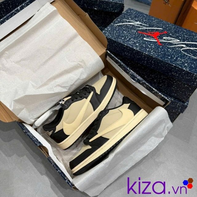 Giày Nike air Jordan Travis đen kem Best Giày Nike air Jordan Travis đen kem Best