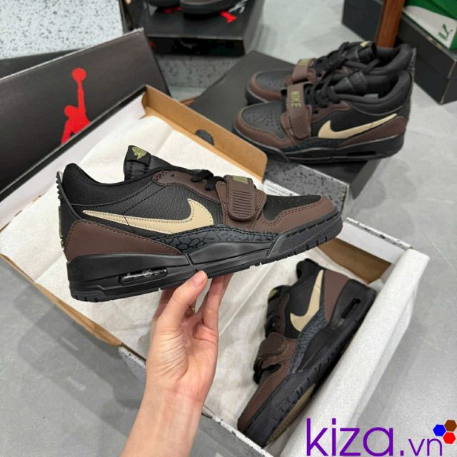 Gi&agrave;y Nike Air Jordan 3 Retro đen n&acirc;u