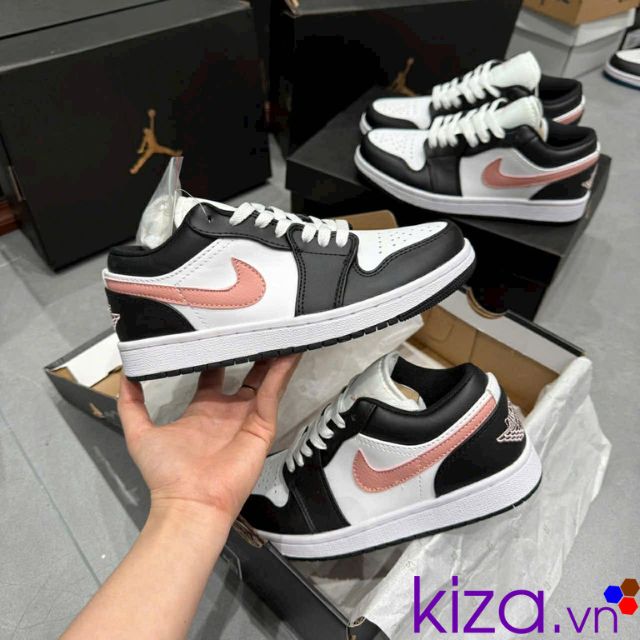 Giày nike air jordan nữ cổ thấp đen vảy hồng Giày nike air jordan nữ cổ thấp đen vảy hồng