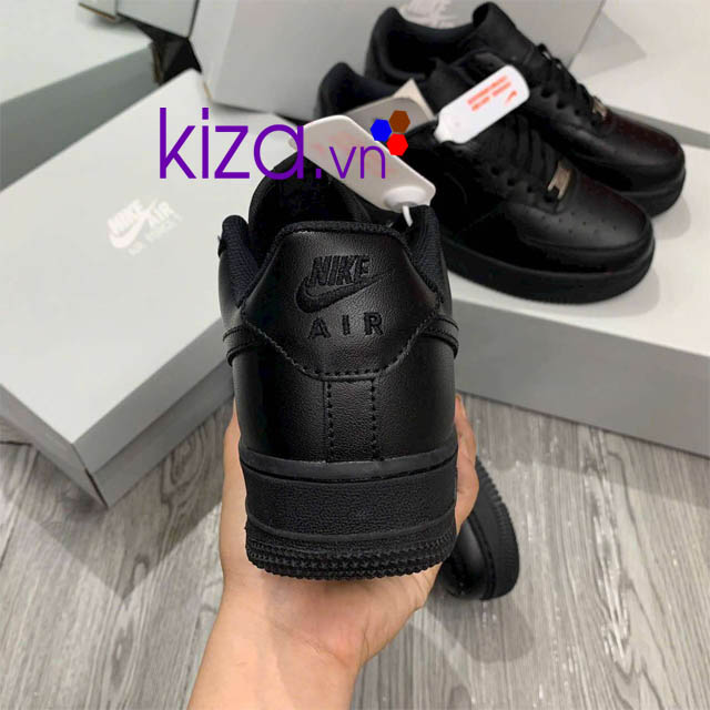 Giày nike nữ air force one đen full