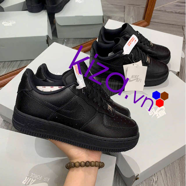 Giày nike nam air force one đen full