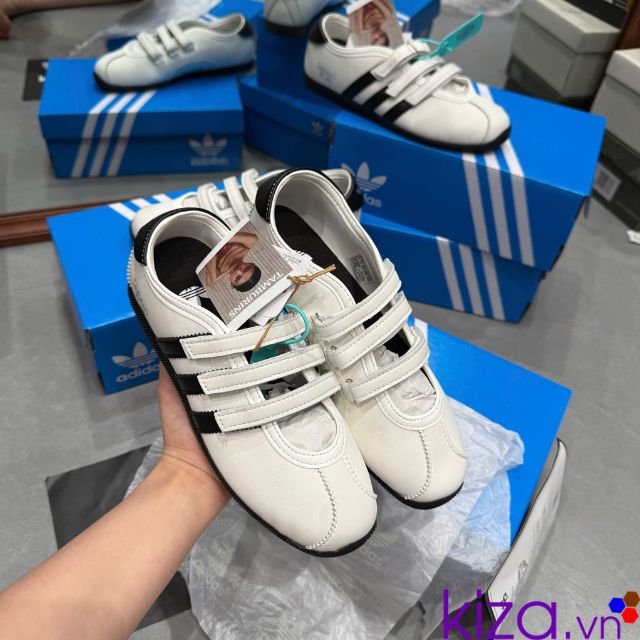 Gi&agrave;y Adidas Samba Jennie b&uacute;p b&ecirc; m&agrave;u trắng đen