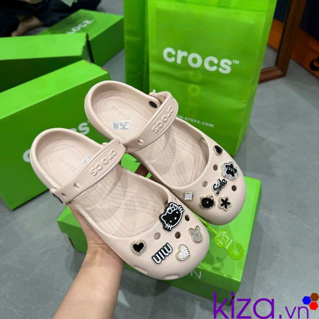 D&eacute;p crocs b&uacute;p b&ecirc; nữ