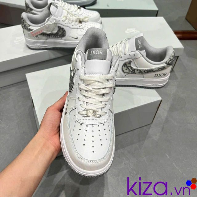 Giày nike Air Force Dior Giày nike Air Force Dior màu trắng