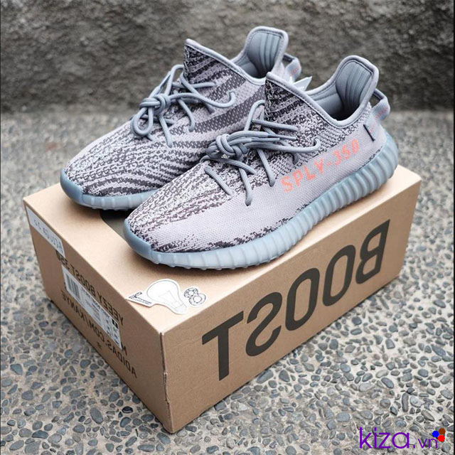 Yeezy 350 xám đen