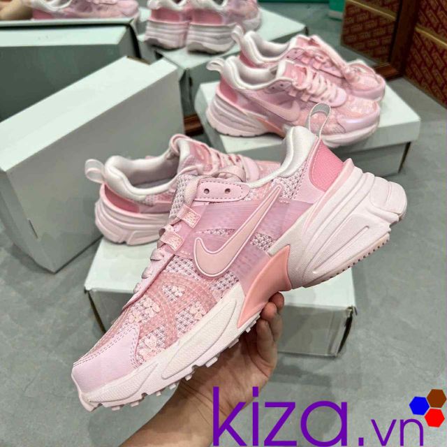Giày Nike V2k màu hồng Giày Nike nữ chơi pick