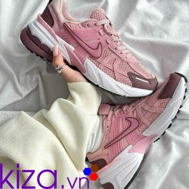Giày Nike V2k màu hồng Giày Nike V2k màu hồng mận