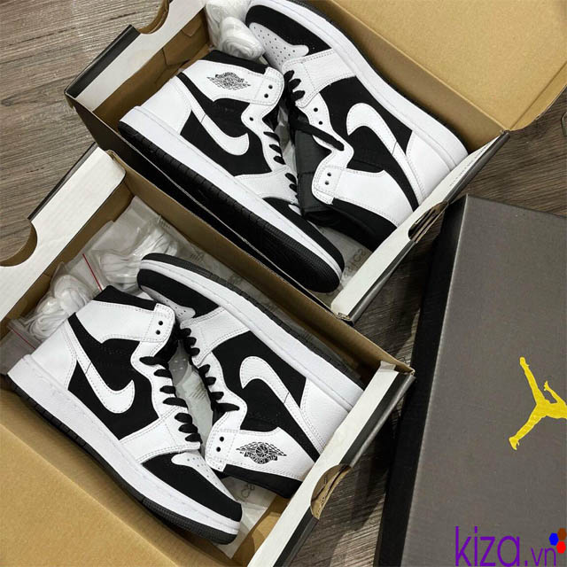 Giày Nike Jordan 1 trắng đen