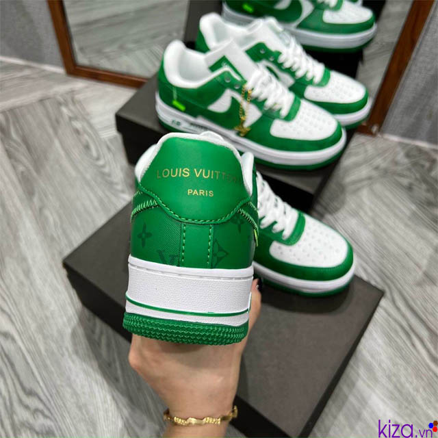 Giày Nike Air Louis Vuitton xanh lá