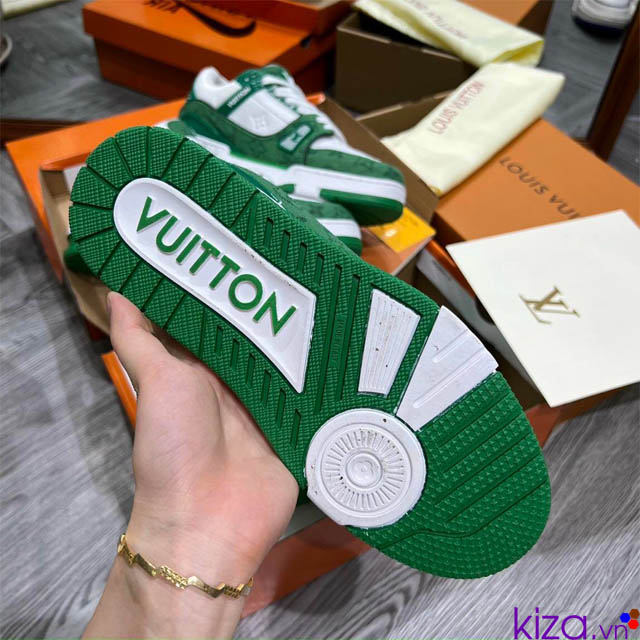 Giày louis vuitton xanh nữ