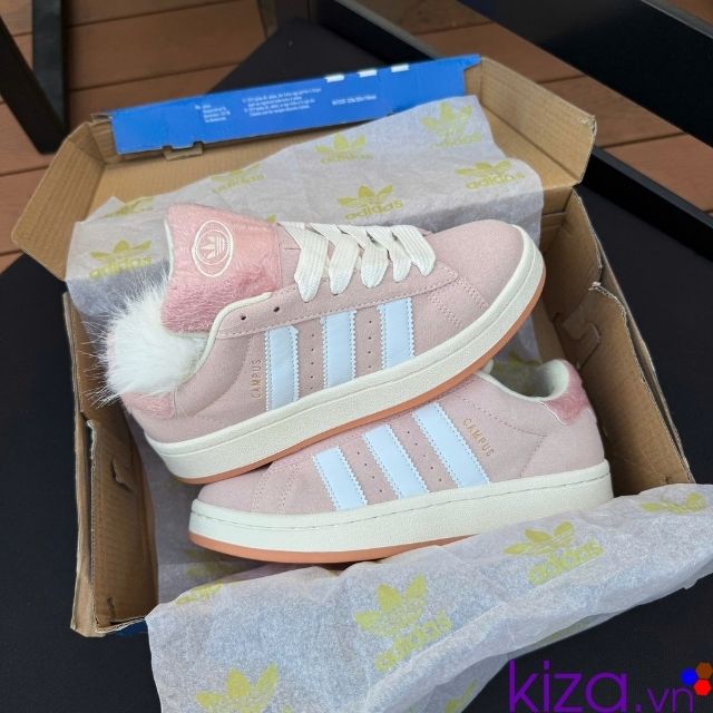 Giày Adidas campus màu hồng Giày Adidas nữ campus màu hồng