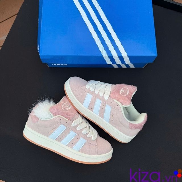 Giày adidas campus màu hồng Giày adidas campus màu hồng cho nữ