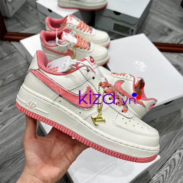 Giày Nike Louis Vuitton trắng hồng Giày Nike Louis Vuitton trắng hồng