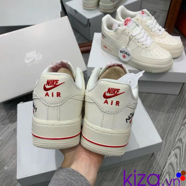 Gi&agrave;y nike nam Air Force noah m&agrave;u trắng kem
