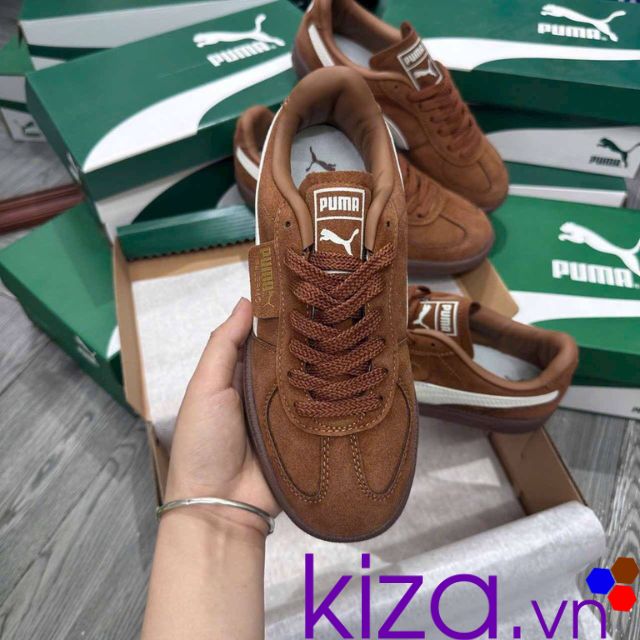 sneaker Puma Palermo màu nâu