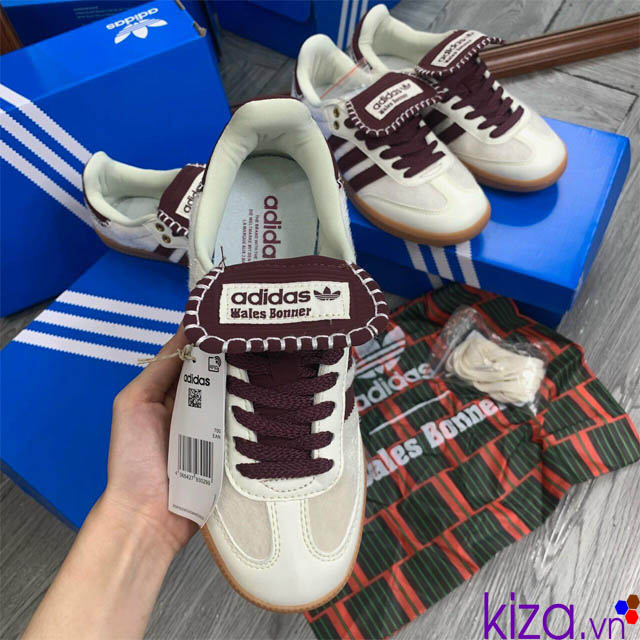 Giày Adidas Wales Bonner màu trắng đỏ cho nam