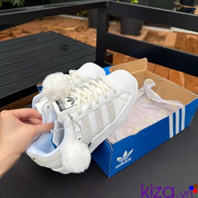 Gi&agrave;y Adidas Superstar mũi s&ograve; m&agrave;u trắng