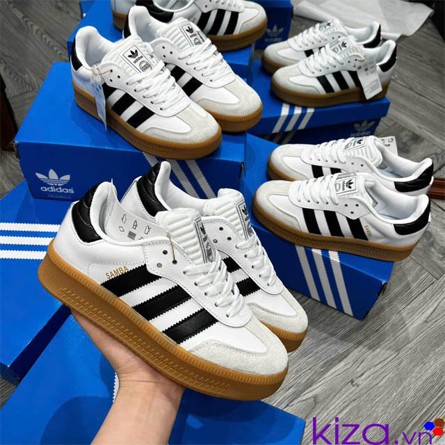 Giày Adidas Samba og màu trắng đen