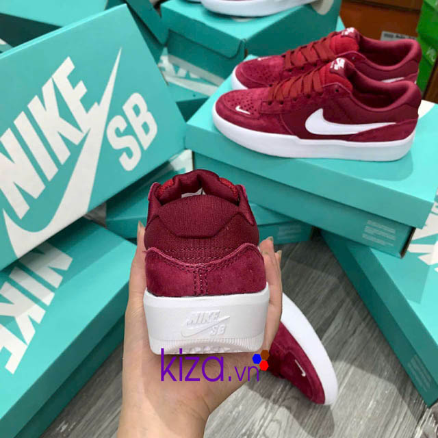Giày nike Sb 58 màu đỏ nhung nữ