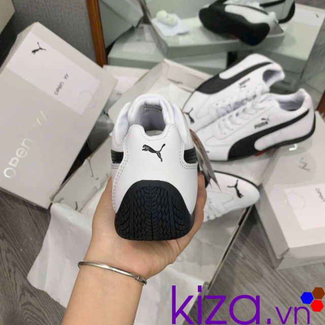 Giày Puma Speedcat màu trắng đen