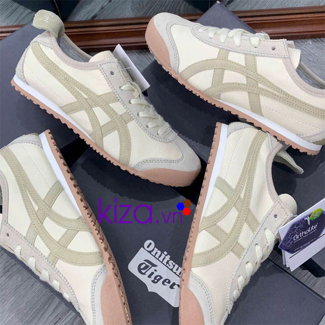 Giày Asics tiger màu xanh cốm