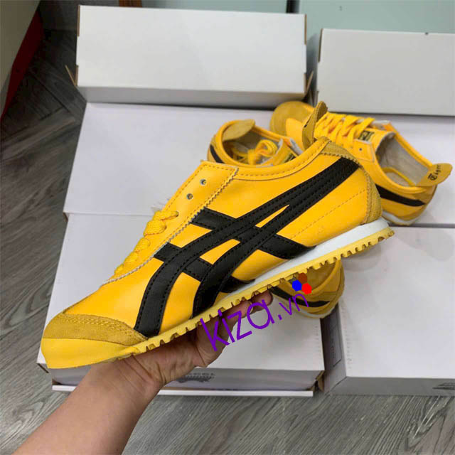 Giày Asics tiger màu vàng cho bạn gái