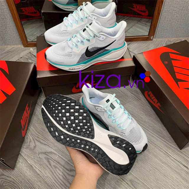Gi&agrave;y Nike Zoom nam x&aacute;m xanh Replica